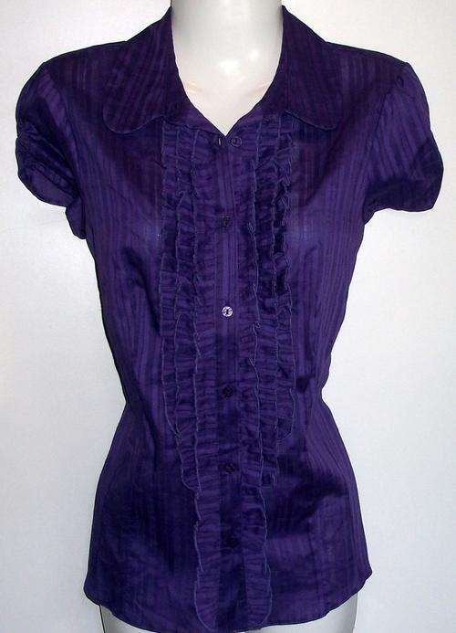 Purple Shirt by Woolworths, Studio W - size 10 ** STUNNING COLOUR **
