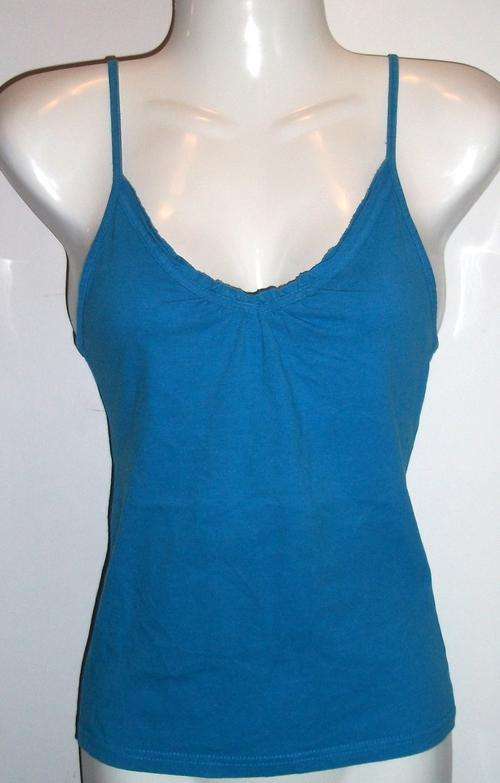 Blue Strappy Top with Hidden Support by INSYNC - Size Small