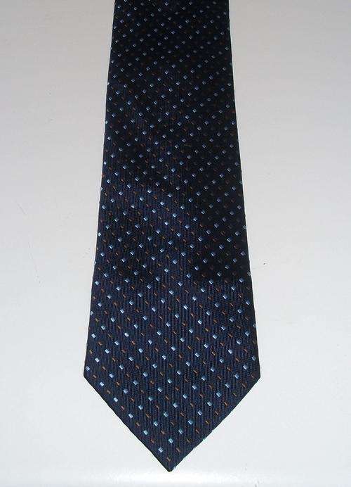 Navy Tie by CAFE COTTON (100% Silk)