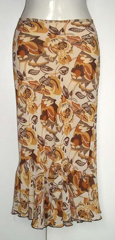 Printed Skirt by NAFNAF - Size Euro36 / UK8 (Small)