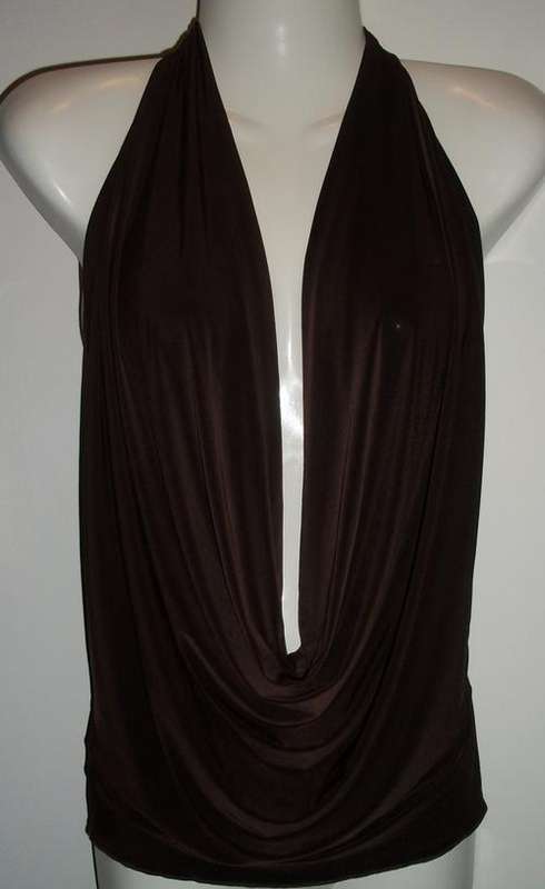 Stunning Brown Halter Top - Size S/M