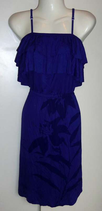 Strappy Blue Summer Dress by ROXY - Size Large