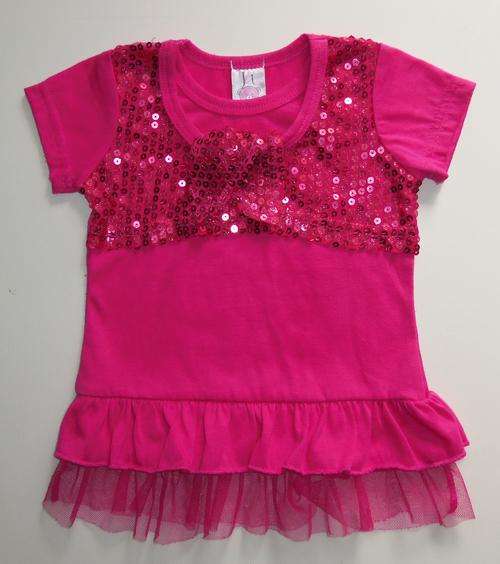 Pink Dress with Sequins by JET TODDLER - Age 6/12 Months