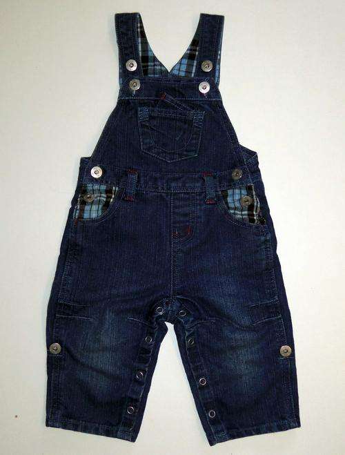 Dark RE Denim Dungarees by WOOLWORTHS - Age 6/12 Months  ** Like NEW **