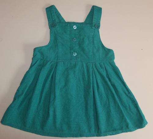 Dark Turquoise Corduroy Dress by RT BABY - 12/18 Months