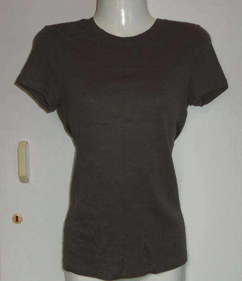 Khaki Fitted T-shirt by WOOLWORTHS - Size 10