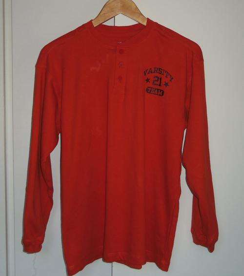Long Sleeved Orange Top by OLD COLLEGE INN Clothing Co. - Size Small  ** New **