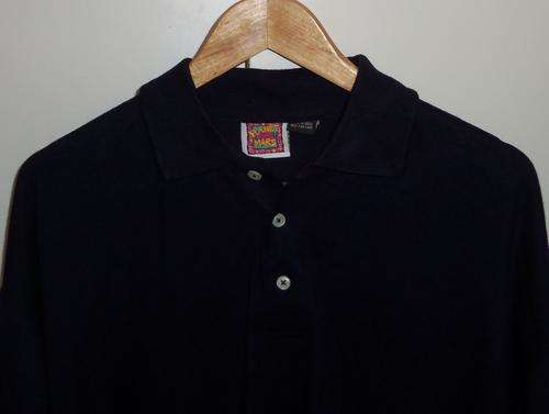 Excellent Quality ~ Mens Black Golf Shirt by PLANET MARS - Size XL ** BRAND NEW **