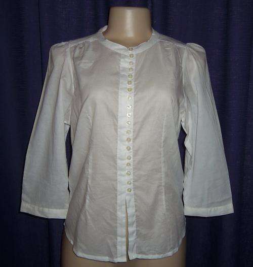 White 3/4 Sleeve Shirt by YAYA SOPHISTICATED - Size 10/34  ** BRAND NEW **