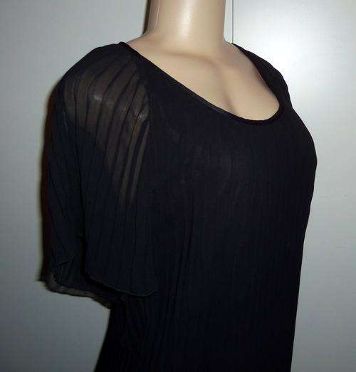 Black Pleated Top by ATMOSPHERE - Size 12