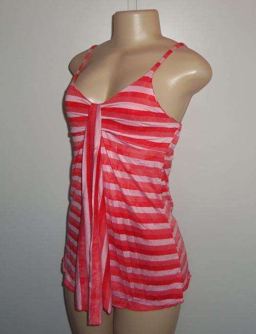 Orange Striped Top by TRUWORTHS - Size X-LARGE  *** BRAND NEW ***