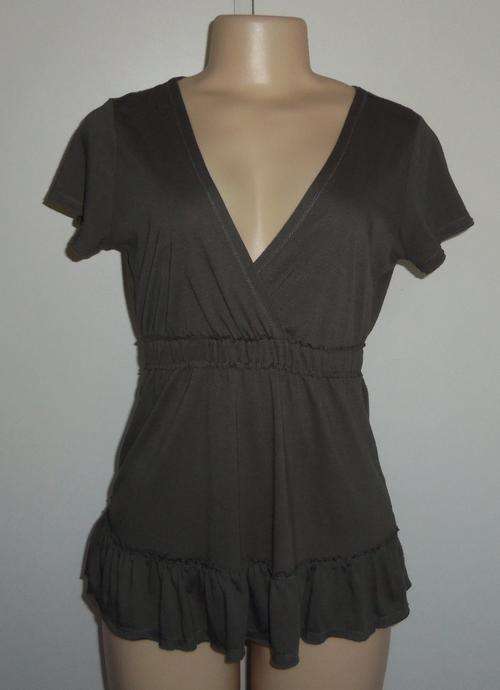 Greyish Brown Top by MOZAIC - Size 32