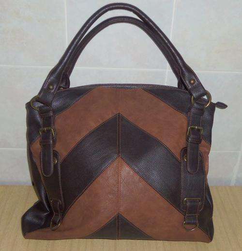 Large Brown Handbag by TRUWORTHS - Size 40cm x 36cm x 10cm