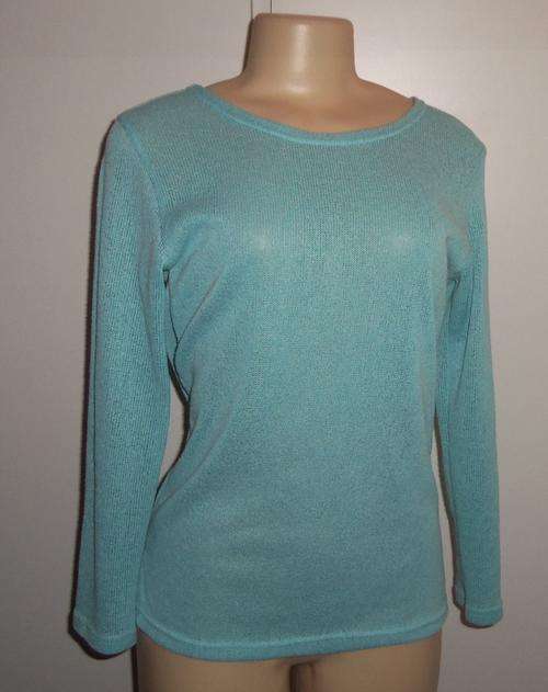 Turquoise Long Sleeved Jersey by REAL CLOTHING CO. - Size 10
