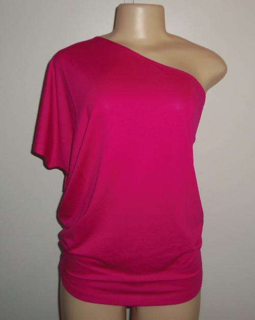Gorgeous Pink One-Shoulder Top by DEREK HEART - Size MEDIUM *** BRAND NEW ***
