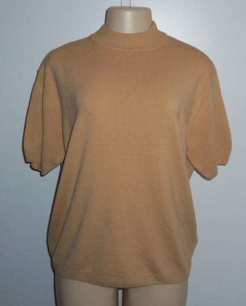 Tan Coloured Knitted Top by PRIIMA PARTE - Size XL ** BRAND NEW ** EXCELLENT QUALITY **