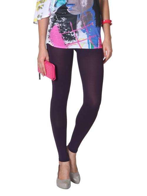 Ladies THERMO LEGGINGS (Footless) in VERY DARK PURPLE *** BRAND NEW *** 3 Available **