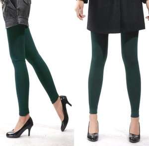 Ladies THERMO LEGGINGS (Footless) in VERY DARK GREEN *** BRAND NEW *** 3 Available **