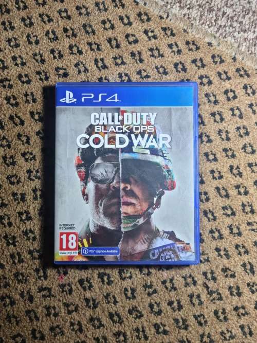 Call of Duty Black Ops Cold War(PS4) Upgrade available to PS5 Version. Very Good Condition.