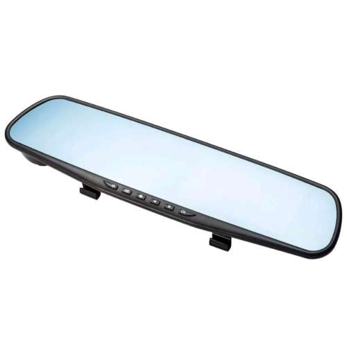 4.3'' 1080P Dual Lens Car Auto DVR Mirror Dash Cam Recorder+Rear View Camera Kit