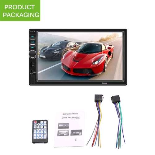 7" Double 7018B 2 DIN Car GPS FM Stero Radio MP5 Player Bluetooth