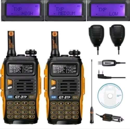 X2 Baofeng GT-3TP MarkIII  Tri-Power 1/4/8 Watt Transceiver