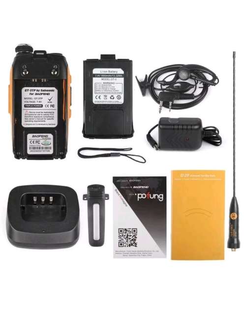X2 Baofeng GT-3TP MarkIII  Tri-Power 1/4/8 Watt Transceiver