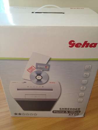 Geha Paper Shredder X7-CD-Comfort