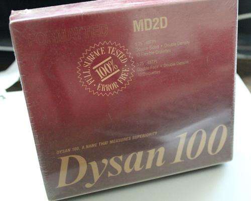 Collectors - Dysan 5.25 High Density Floppy Disks in Sealed Box