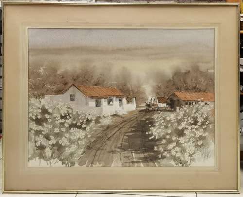 Theo Bester watercolour