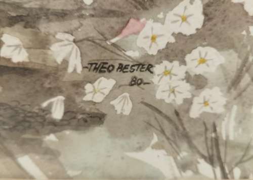 Theo Bester watercolour