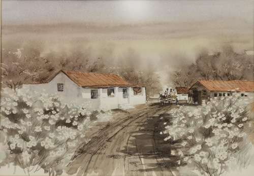 Theo Bester watercolour