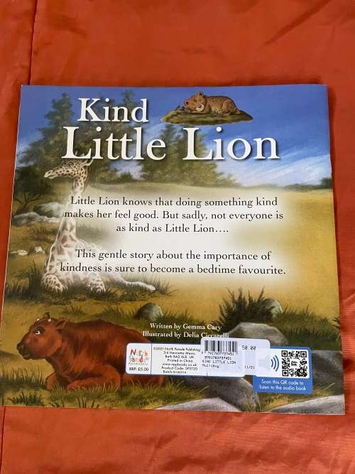Kind little lion book