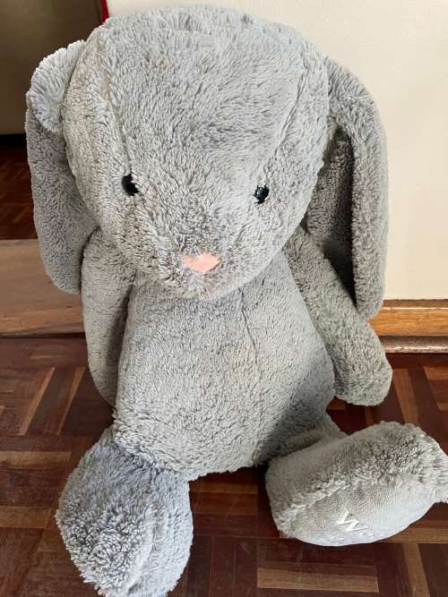 Woolworths 2015 grey plush bunny