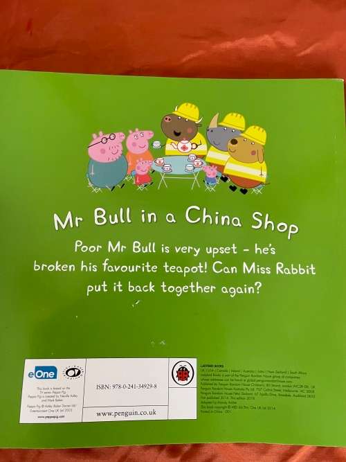 Mr bull in a china shop Peppa Pig