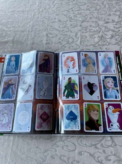 Frozen II dischem collectors trading cards and album (incomplete)