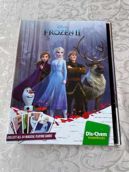 Frozen II dischem collectors trading cards and album (incomplete)