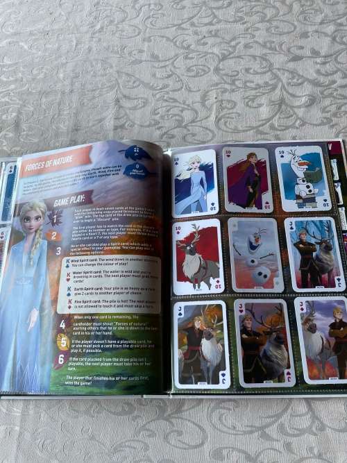 Frozen II dischem collectors trading cards and album (incomplete)