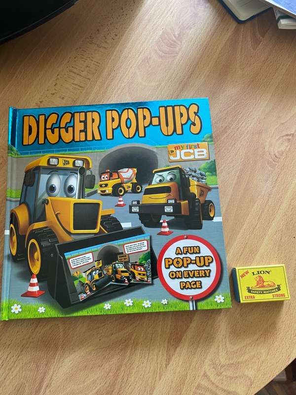 Digger Pop Up book for children
