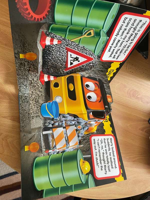 Digger Pop Up book for children