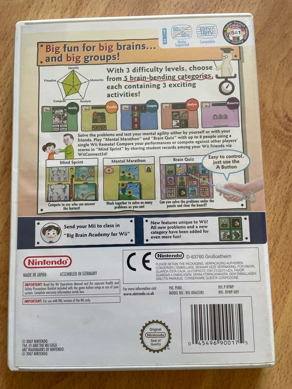 WII  big brain academy