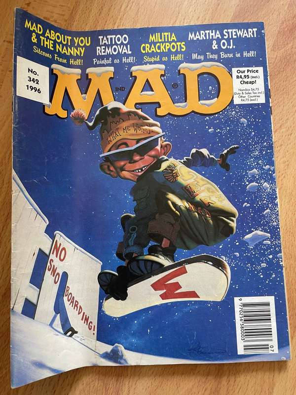 Mad comic book