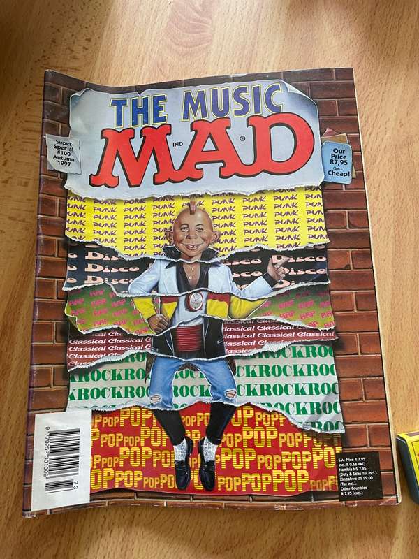 Mad the music comic book