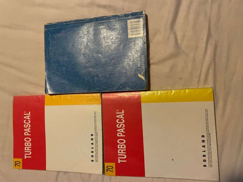 3 x textbooks