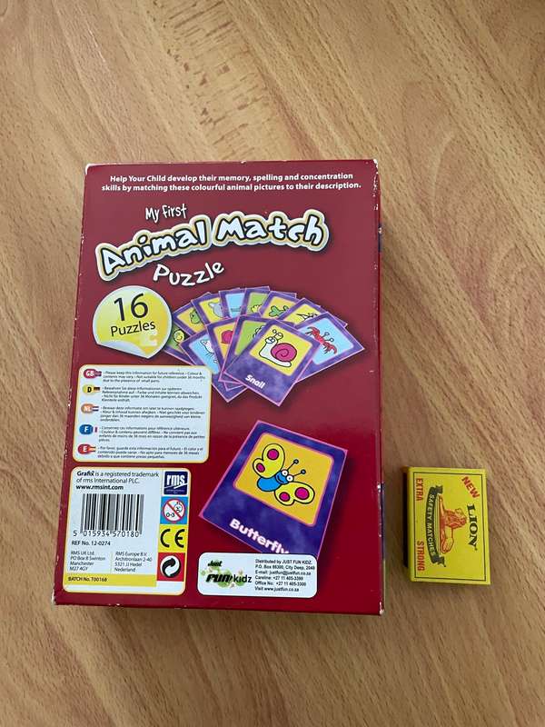 Animal match puzzle