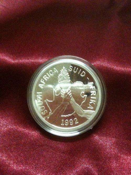 SA Silver R2 Proof 1992 Barcelona