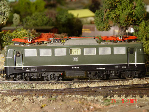 Model train town