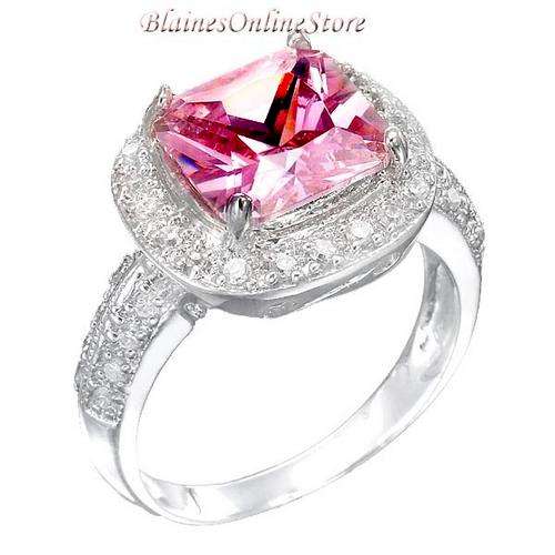 STUNNING 4.56CTW PINK SAPPHIRE BRIDAL RING!