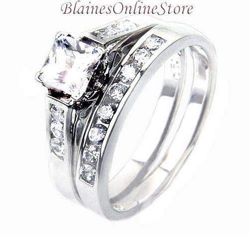STUNNING 1.72CTW WEDDING ENGAGEMENT SET!