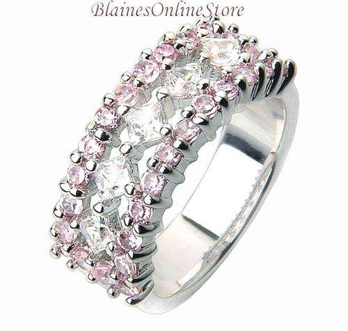 EXQUISITE 2.28CTW BRILLIANT PINK SAPPHIRE BRIDAL RING!
